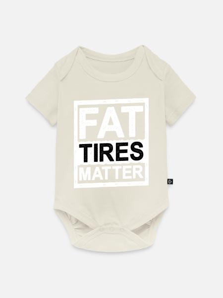 Fat Tires Matter 5 - Baby Premium Kurzarmbody - Naturweiß