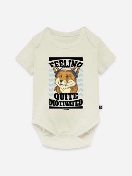 Motivation - Baby Premium Kurzarmbody - Naturweiß
