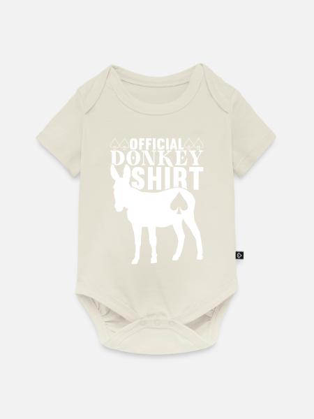 Poker Pokerspieler Casino - Baby Premium Kurzarmbody - Naturweiß
