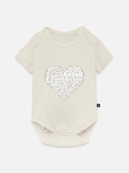 Poker Pokerspieler Casino - Baby Premium Kurzarmbody - Naturweiß