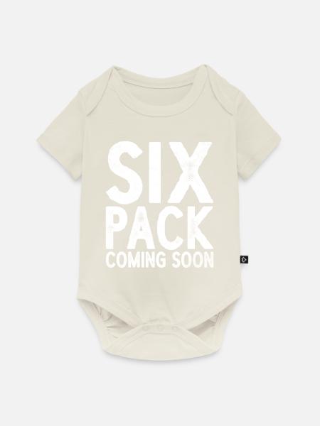 Six Pack Coming Soon 47 - Baby Premium Kurzarmbody - Naturweiß