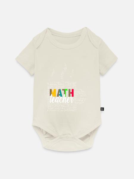 Mathe Mathelehrer - Baby Premium Kurzarmbody - Naturweiß