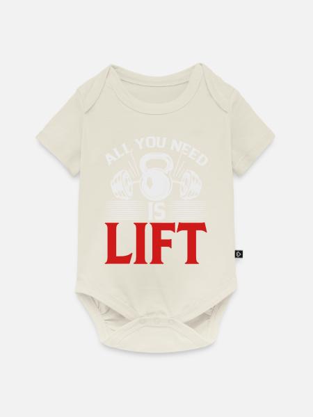 Training - Baby Premium Kurzarmbody - Naturweiß