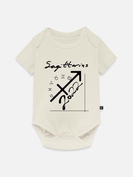 Schütze Saison 2022 - Sternzeichen - Baby Premium Kurzarmbody - Naturweiß