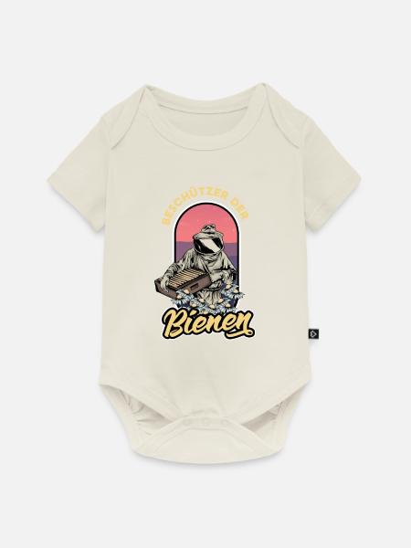 Beschützer Der Bienen - Baby Premium Kurzarmbody - Naturweiß