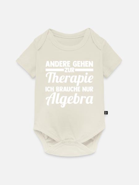 Mathematik Mathe Rechnen Algebra - Baby Premium Kurzarmbody - Naturweiß