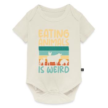 Vegetable Lover Vegetarian Gifts - Baby Premium short-sleeve bodysuit - off white - Front