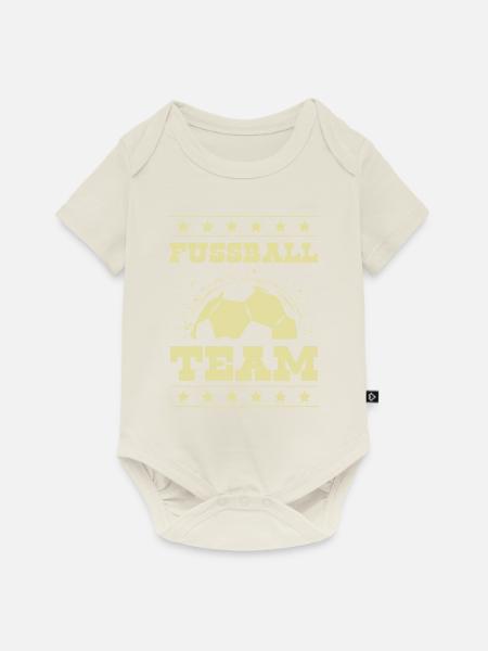 Fussball Team - Baby Premium Kurzarmbody - Naturweiß