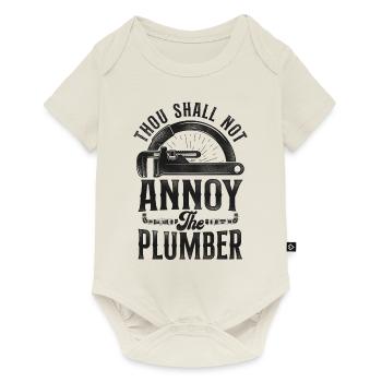 Plumbing Plumber Christian Vintage - Baby Premium short-sleeve bodysuit - off white - Front
