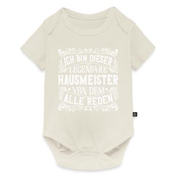 Ich bin dieser Legendäre Hausmeister - Baby Premium Kurzarmbody - Naturweiß - Vorne