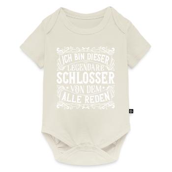 Ich bin dieser Legendäre Schlosser Geschenk - Baby Premium Kurzarmbody - Naturweiß - Vorne