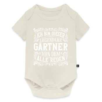 Ich bin dieser Legendäre Gärtner - Baby Premium Kurzarmbody - Naturweiß - Vorne