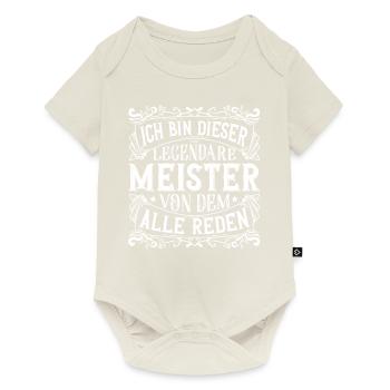 Ich bin dieser Legendäre Meister - Baby Premium Kurzarmbody - Naturweiß - Vorne