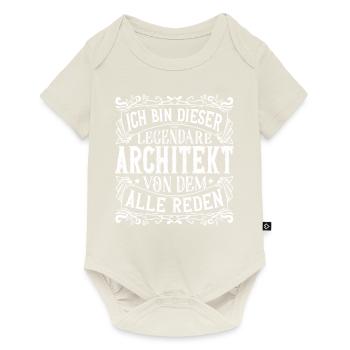 Ich bin dieser Legendäre Architekt - Baby Premium Kurzarmbody - Naturweiß - Vorne