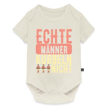 Tischfussball Tischkicker - Baby Premium Kurzarmbody - Naturweiß - Vorne