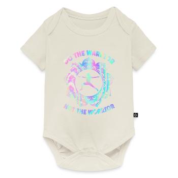 Do The Warrior Not The Worrior Yoga Pose Yoga - Baby Premium short-sleeve bodysuit - off white - Front