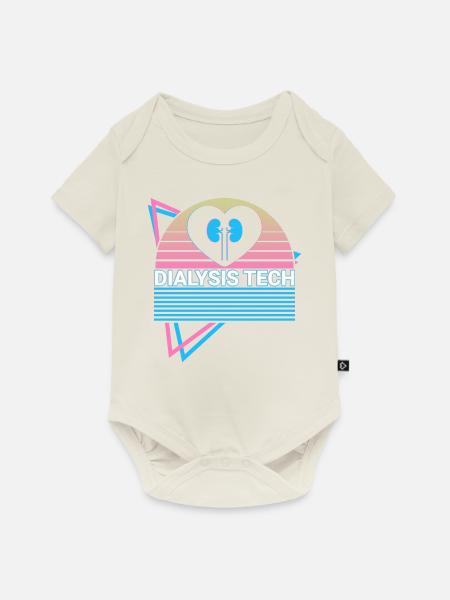 Dialyse-Techniker Dialyse-Techniker Retro - Baby Premium Kurzarmbody - Naturweiß