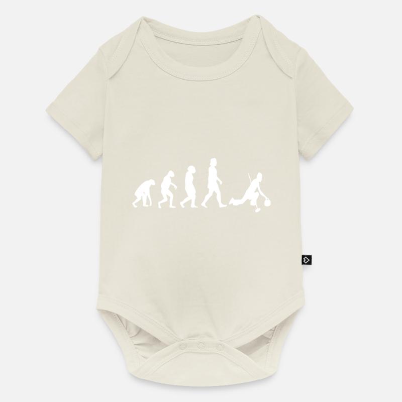 Evolution Curling - Baby Premium Kurzarmbody - Naturweiß