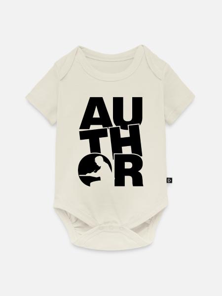 Beruf Job Arbeit - Autor - Baby Premium Kurzarmbody - Naturweiß