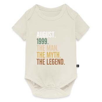 August 1999 The Man The Myth The Legend - Baby Premium short-sleeve bodysuit - off white - Front