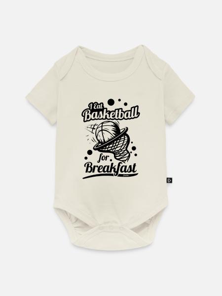 Basketballspieler - Baby Premium Kurzarmbody - Naturweiß
