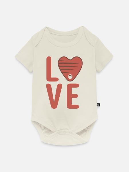 Steak Lover Steak Geschenk - Baby Premium Kurzarmbody - Naturweiß