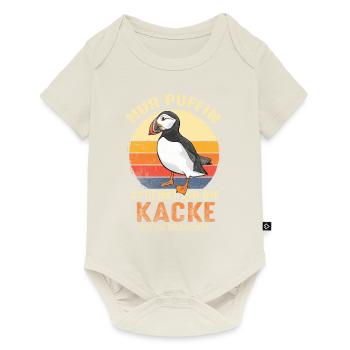 Papageientaucher - Baby Premium Kurzarmbody - Naturweiß - Vorne