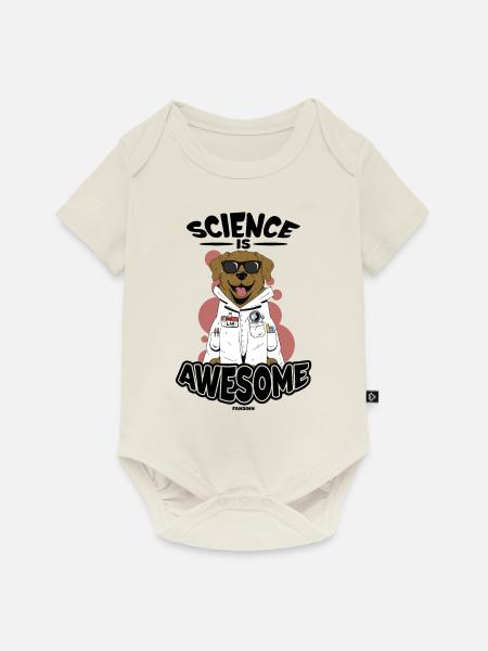 Science Is Awesome - Baby Premium Kurzarmbody - Naturweiß