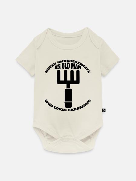 Gärtner Geschenk Hobbygärtner Obstgarten Garten - Baby Premium Kurzarmbody - Naturweiß