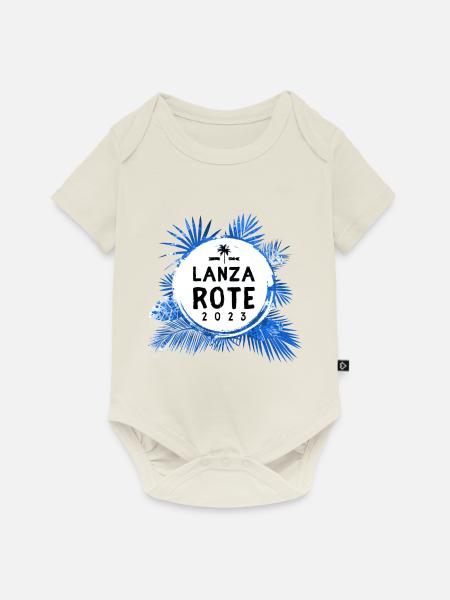 Lanzarote 2023 Bunt - Baby Premium Kurzarmbody - Naturweiß