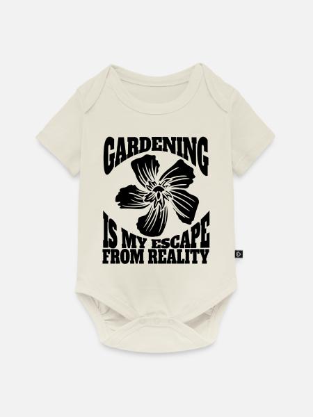 Hobbygärtner Garten Gärtner Obstgarten Geschenk - Baby Premium Kurzarmbody - Naturweiß