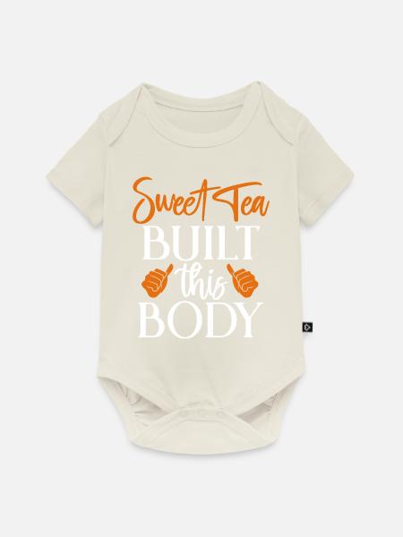 Süßer Tee Liebhaber Geschenke - Baby Premium Kurzarmbody - Naturweiß