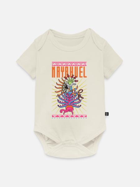 Aztekische Erdgöttin - Mayahuel - Baby Premium Kurzarmbody - Naturweiß