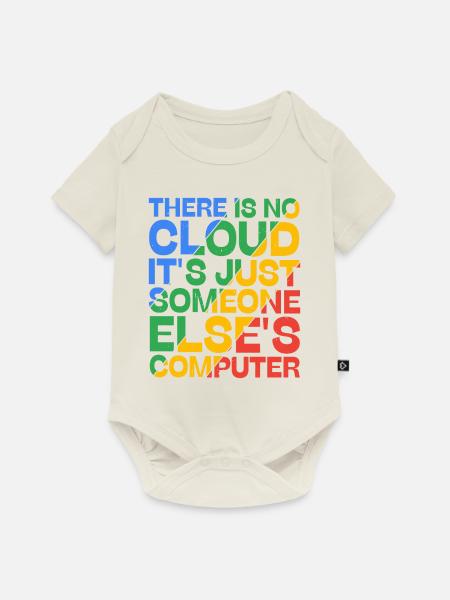 There Is No Cloud 19 - Baby Premium Kurzarmbody - Naturweiß