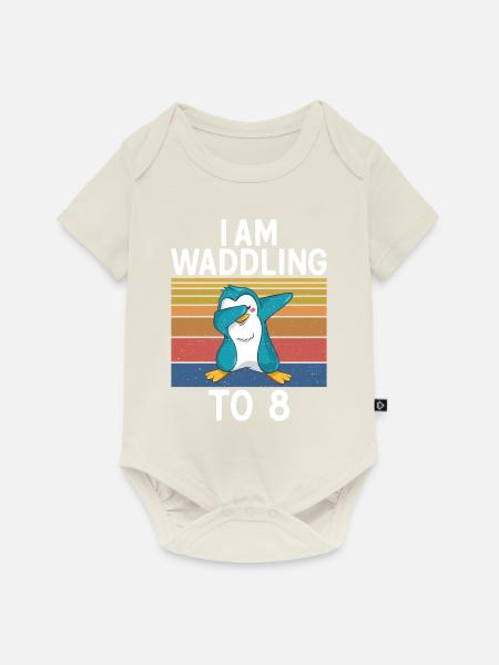 Pinguinliebhaber Pinguin Geschenke - Baby Premium Kurzarmbody - Naturweiß
