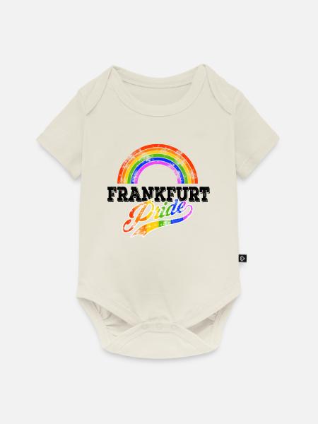 Pride Frankfurt - Baby Premium Kurzarmbody - Naturweiß