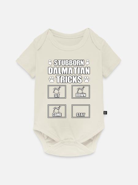 Stubborn Dalmatian Tricks - Baby Premium Kurzarmbody - Naturweiß