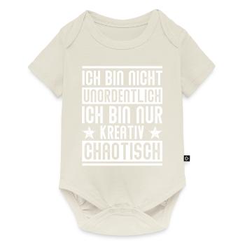 Kreativ Chaotisch - Design - Baby Premium Kurzarmbody - Naturweiß - Vorne