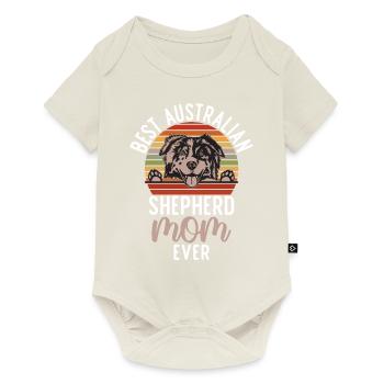 Cadeaux de berger australien - Body à manches courtes Premium Bébé - blanc cassé - Devant