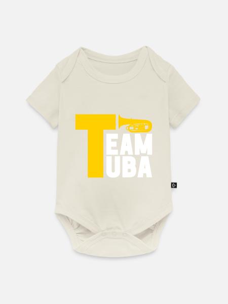 Tuba Tubist - Baby Premium Kurzarmbody - Naturweiß
