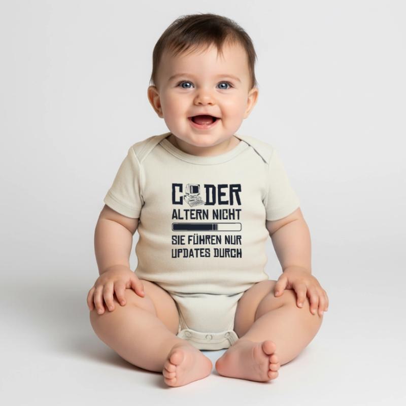 Coder Altern Nicht Developer Softwareingenieur Baby Premium Kurzarmbody
