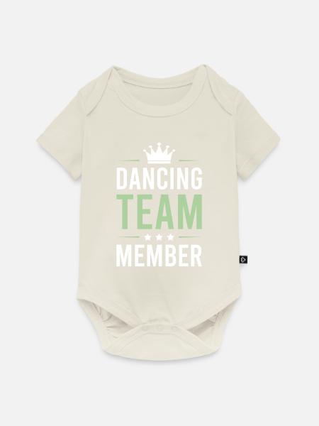 Dancing Team - Baby Premium Kurzarmbody - Naturweiß