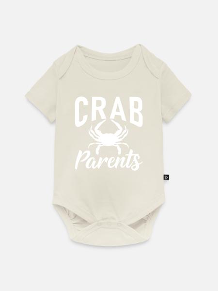 Krabbenliebhaber Geschenke - Baby Premium Kurzarmbody - Naturweiß