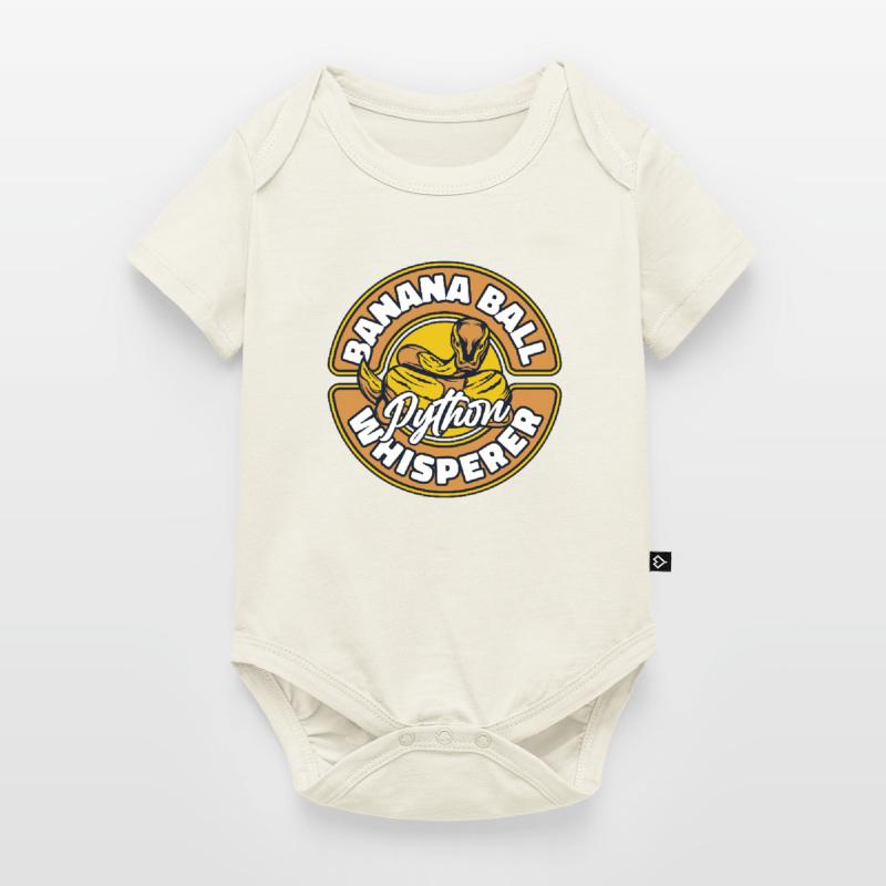 Boule de banane Python Chuchoter Python Boule de banane Body à manches courtes Premium Bébé