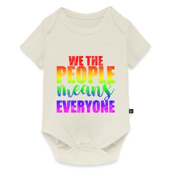 We The People Means Everyone 3 - Baby Premium short-sleeve bodysuit - off white - Front
