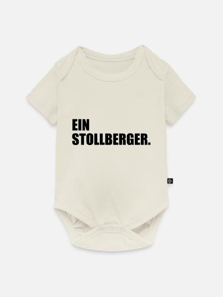 Ein Stollberger - Baby Premium Kurzarmbody - Naturweiß