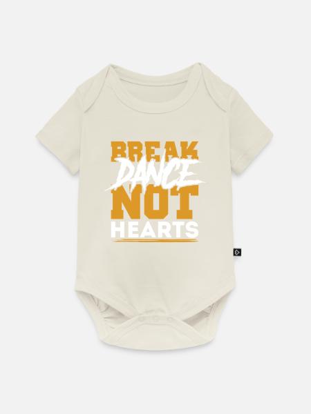 breakdance tanzen - Baby Premium Kurzarmbody - Naturweiß