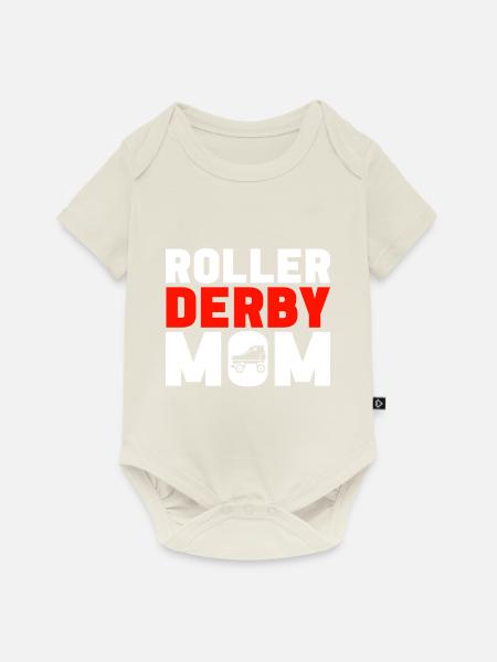 Roller Derby - Baby Premium Kurzarmbody - Naturweiß
