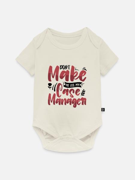Birth Worker - Baby Premium Kurzarmbody - Naturweiß