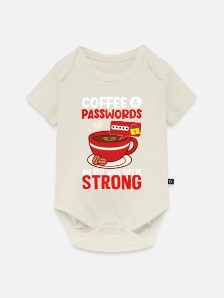 Cybersicherheit Hacking IT - Baby Premium Kurzarmbody - Naturweiß